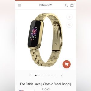 FitBit Luxe Gold Band